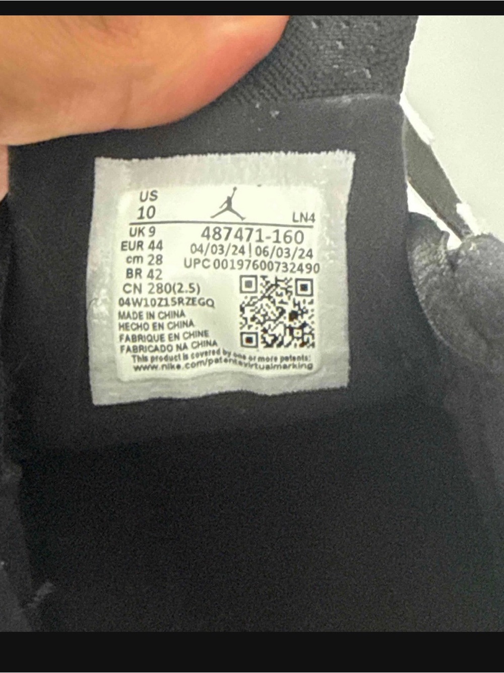 Air Jordan 14 Black Toe 2024 - Picture 3 of 6
